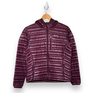 Patagonia Ultralight Down Hoody Packable Insulated Puffer Jacket Maroon Burgundy